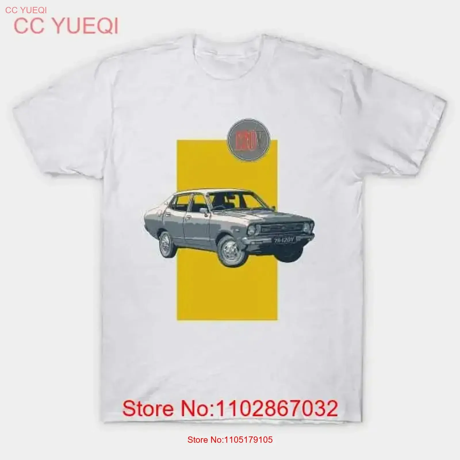 Datsun 120Y B210 Camiseta hecha en Australia S 5XL vintage lavada ligeramente para hombre Ropa de diseñador versátil Elegante Unisex