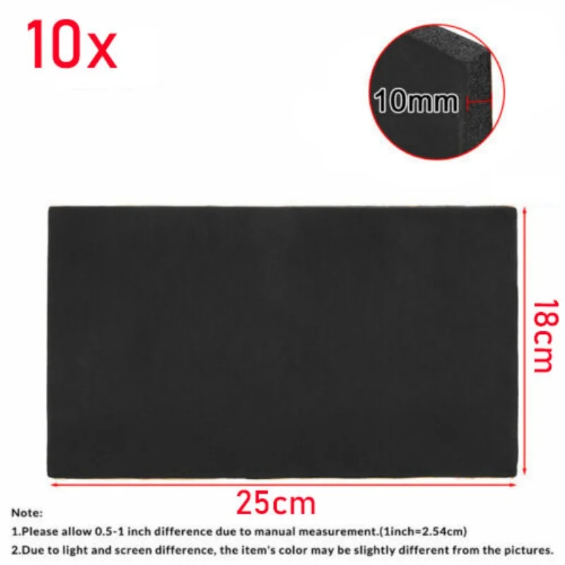 10/20/30Pcs 5mm Car Sound Deadening Damping Mat Auto Noise Reduction Foam Waterproof Thermal Insulation Pad For Vehicle