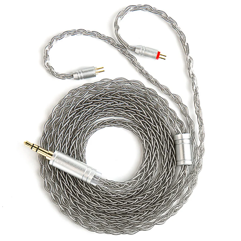 KBEAR ST12 8-Core Silver-Plated IEM Cable 1.2m