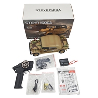 HG HG4-51 TRASPED 1/18 2.4G 4WD RC Car STEYR 1500A Command Vehicle LED Light Crawler Off-Road Climbing Truck RTR Models Toys