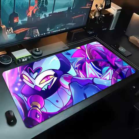 helluva boss wallpaper Mouse Pad 500X1000 mm Large Gaming Mousepad Gamer XL Rubber Otaku Keyboard Pad Laptop Desk Mat