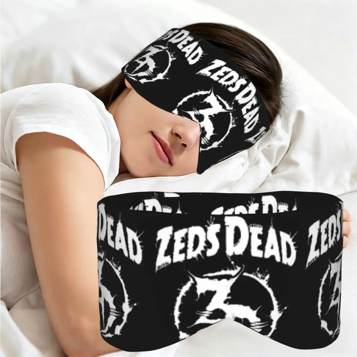 Zeds Dead sleep eye mask Light Blocking Portable Eye Cover for Girls Boys Home Sleeping Party Gift Eyeshade eyepatch view 2