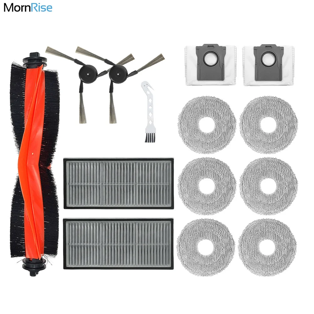 Kit d'accessoires pour aspirateur Dreame L10s Ultra Gen3 RLL53SE, pièces de rechange, brosse principale, filtre, sacs à poussière, chiffon de nettoyage