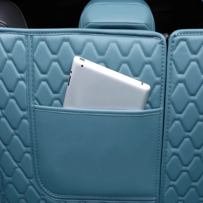 ل MG MG7 2023-2025 سيارة الخلفي الجذع حصيرة في جميع أنحاء الجذع وسادة التمهيد البضائع بطانة غطاء بات مقاوم للماء كامل Encirclement الملحقات #4