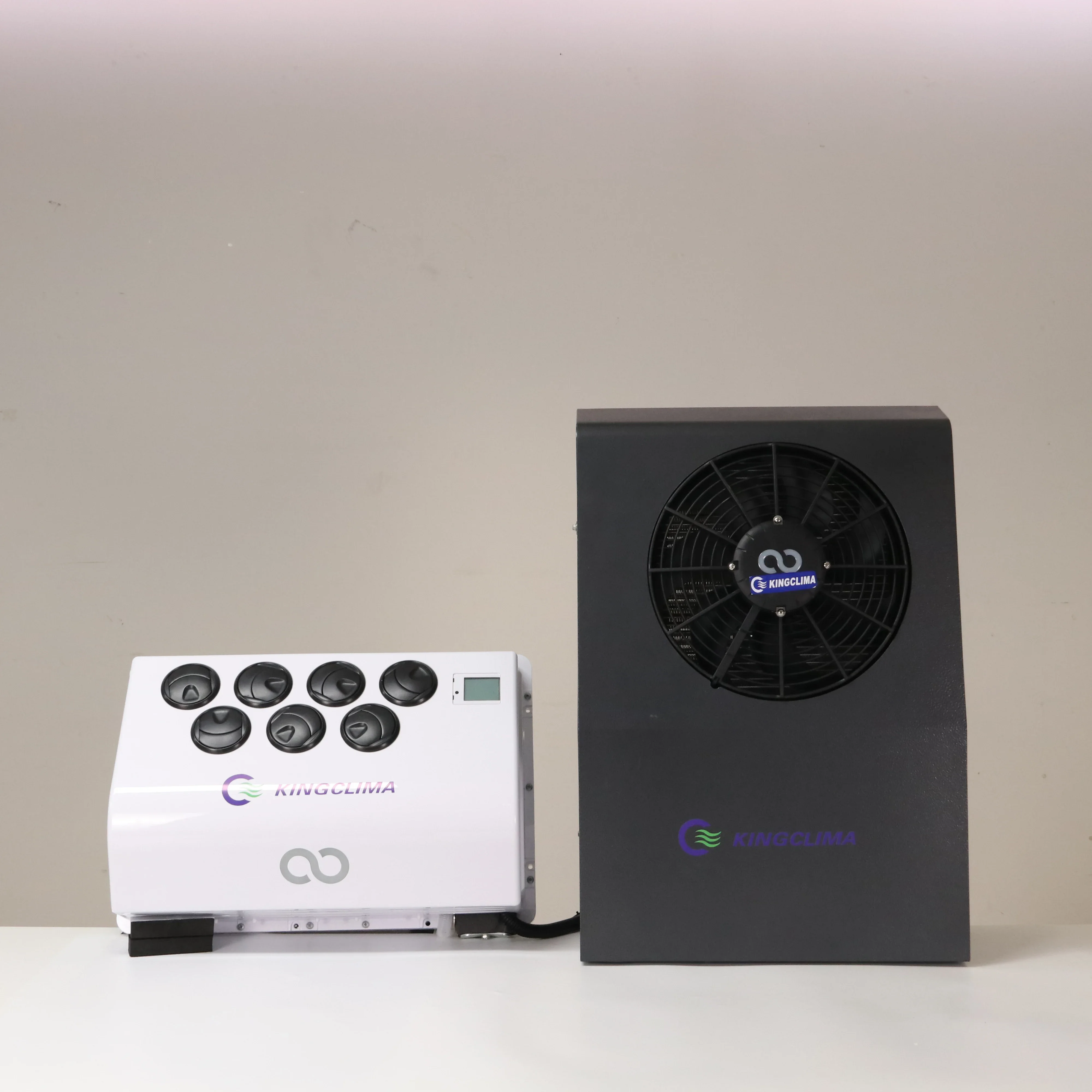 Premium 2600S 12V/24V DC Split Mounted Truck Parking Cooler R134a Refrigerant 2600W Cooling Capacity 2-Year Warranty