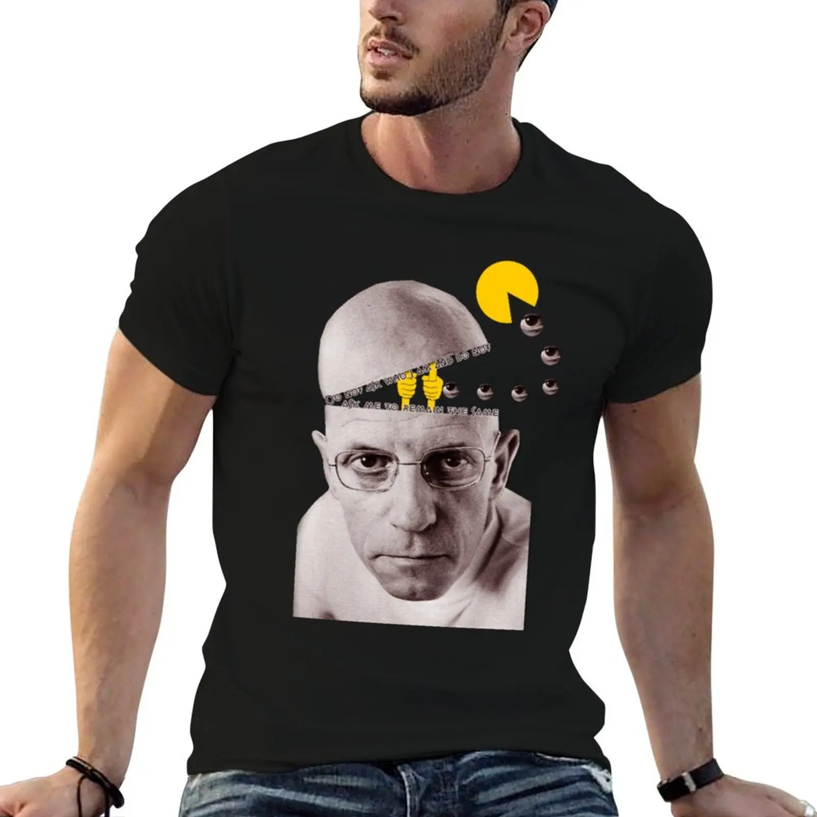 

Michel Foucault T-Shirt anime t shirts oversize t shirts for man cotton funny T-Shirt