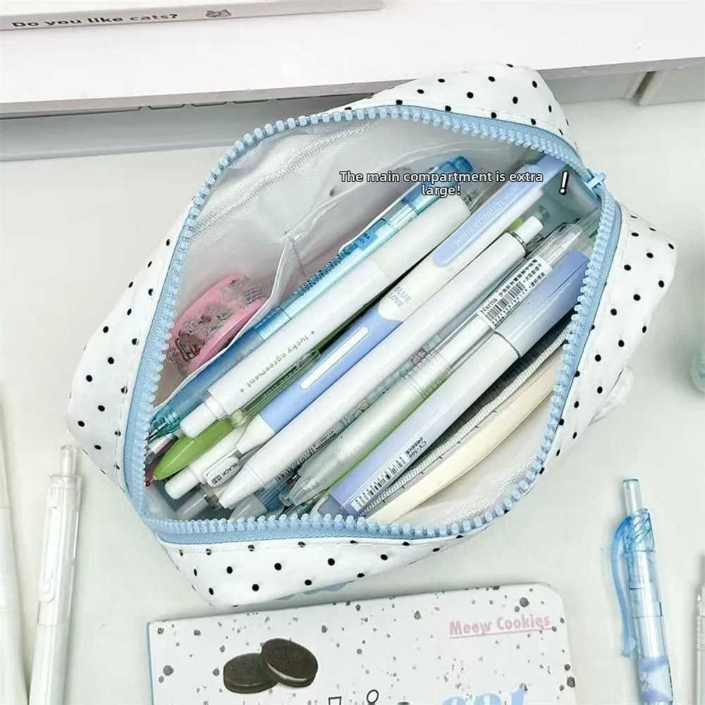 Cartoon Cute Cat Pencil Case Large Capacity Multi-layer Stationery Bag Student Stationery Organizer Gifts