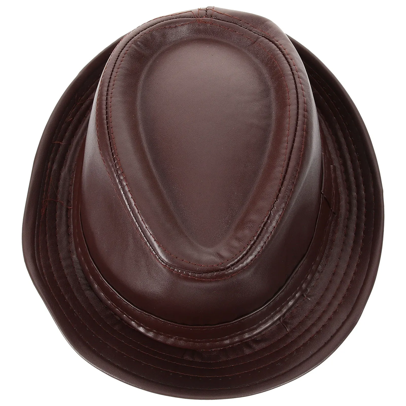 

Pu Jazz Caps For Men Warm Pu Hat Outdoor Leisure Cap Retro Style Elderly Male Jazz Hat Hats For Men Fashion