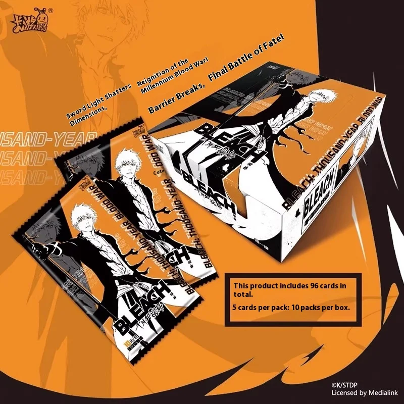 

Официальные подлинные карты KAYOU «Тысячалетняя война крови», Arc BLEACH Guardian, коллекционные карты, стихов судьбы, коллекционные карты аниме, подарки