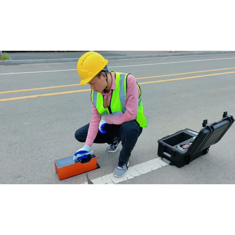 A Portable Touch Screen Digital Retro Reflector for Road Marking