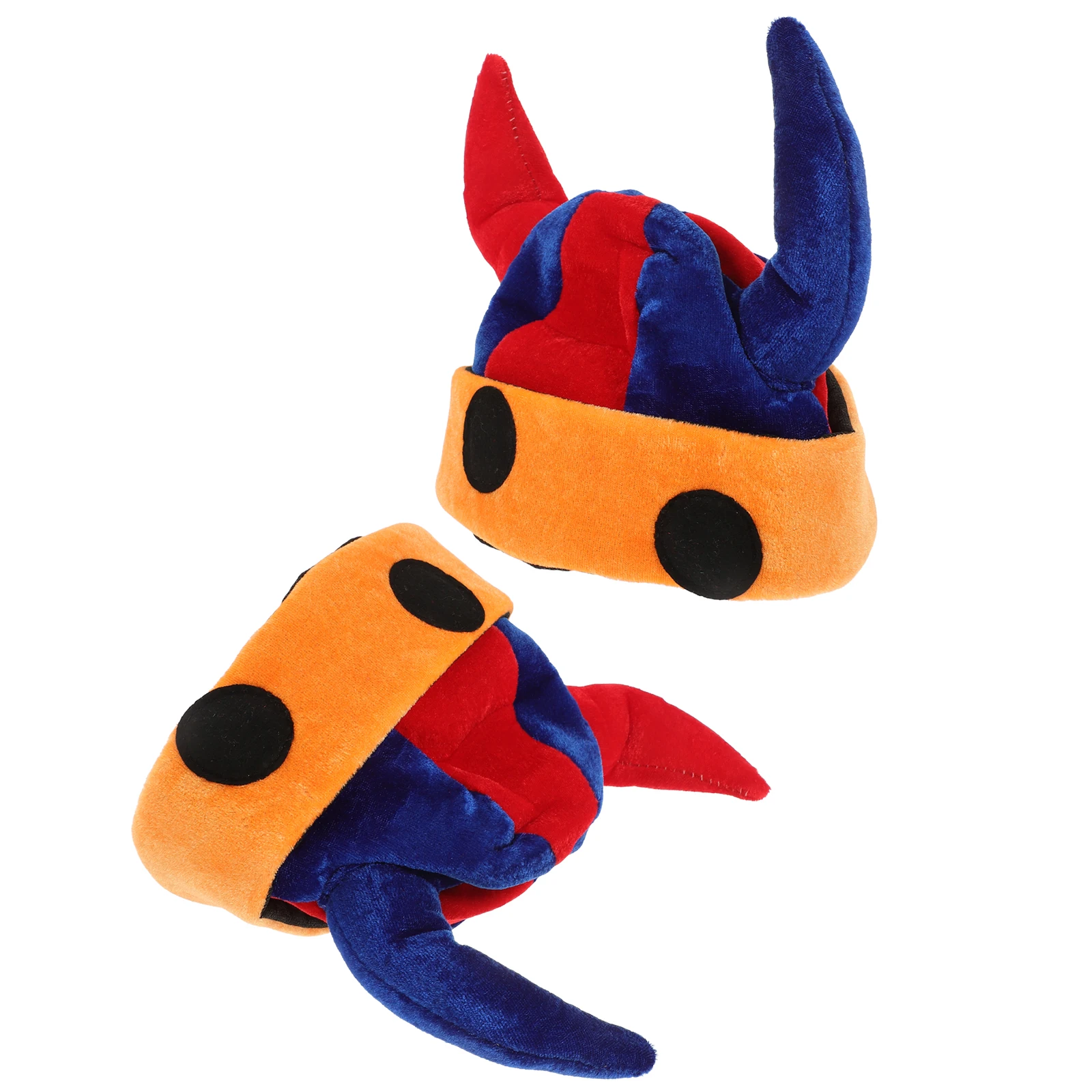 

2pcs Party Hat Funny Clown Hats Gras Festival Carnival Holiday Adults Cosplay Non Woven Lightweight One Size Fits