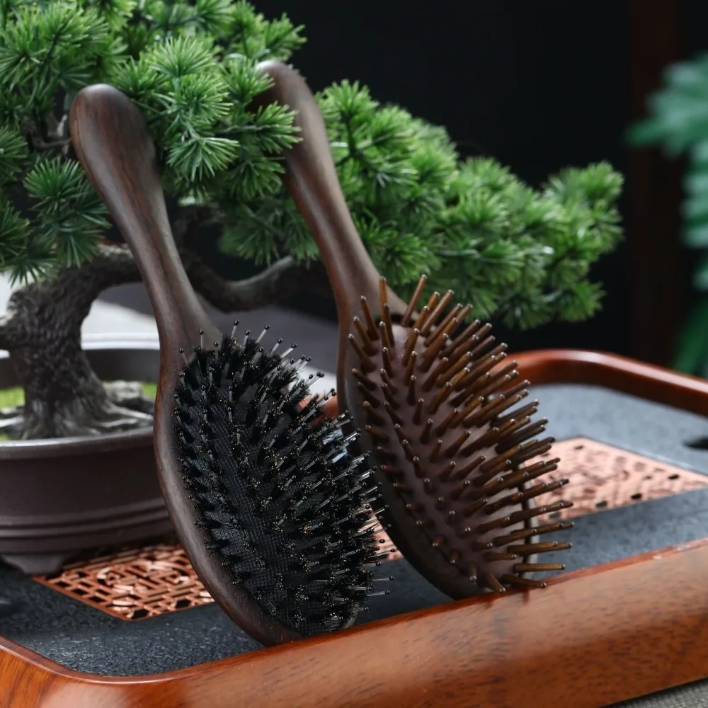 

Ретро сандаловое дерево, подушка безопасности, расческа для волос, щетина, салонная расческа на воздушной подушке, красота волос, антистатический инструмент для укладки волос, инструмент для макияжа