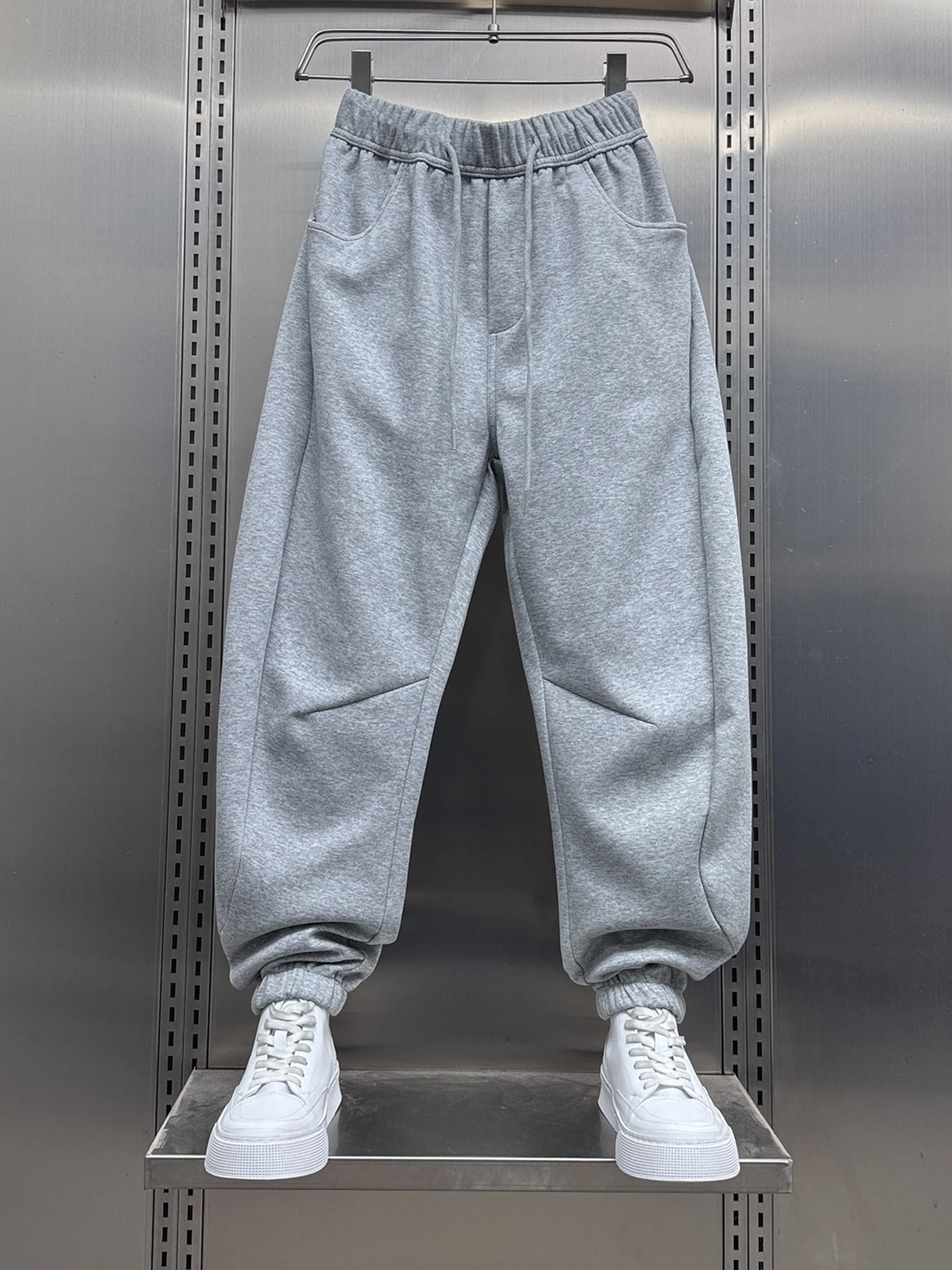 

Harajuku Sle Men's Loose Fit Casual Sweatpants Autumn Winter New Faion Spor Harlan Knife Pants Versatile Comfortable