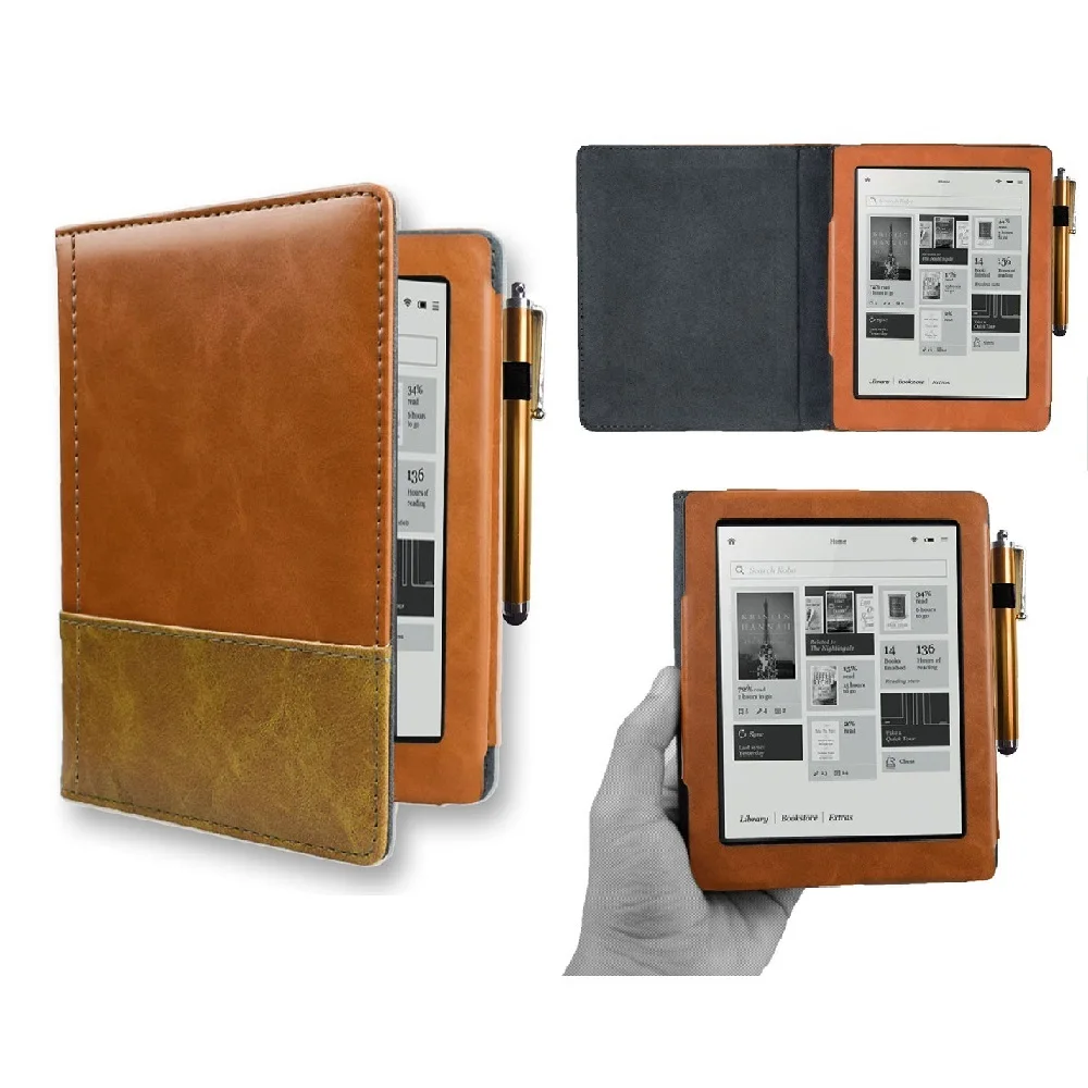 Case for 6' Kobo Aura (Model: N514) E-Book Protective Case, PU Leather Cover Flip Cover Protective Case