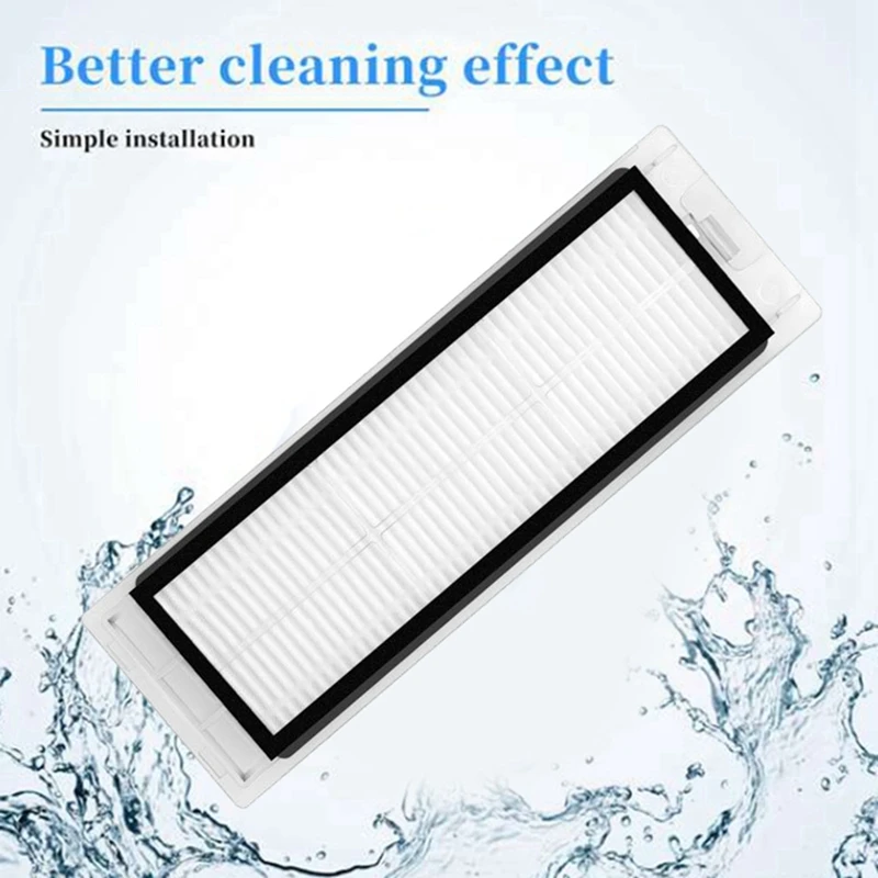 10 قطعة استبدال قطع الغيار اكسسوارات ل شاومي Roborock Q5 /Q5 + روبوت مكنسة كهربائية الرئيسية الجانب فرشاة فلتر Hepa