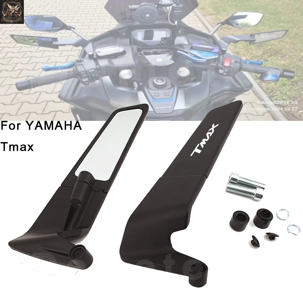 For Yamaha T MAX 530 Tmax 500 T-MAX 560 Motorcycle Accessories Wind Wing Adjustable Rotating Rear-Vision Mirror M8 M10 Hot Deal