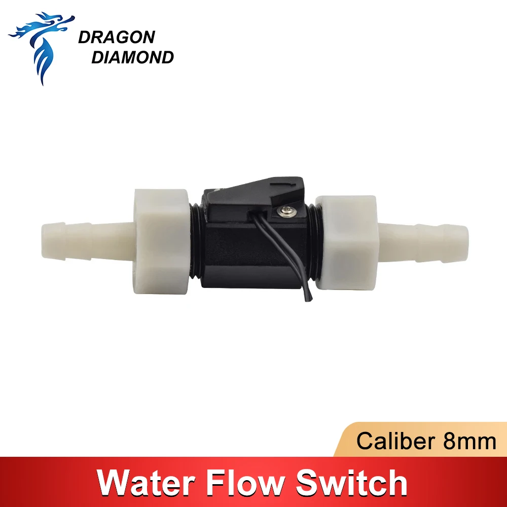 Imagem -06 - Sensor de Fluxo de Água Automático Medidor de Pressão Calibre Controlador de Circulação mm Bico Proteger Faça Você Mesmo Co2 Tubo do Laser