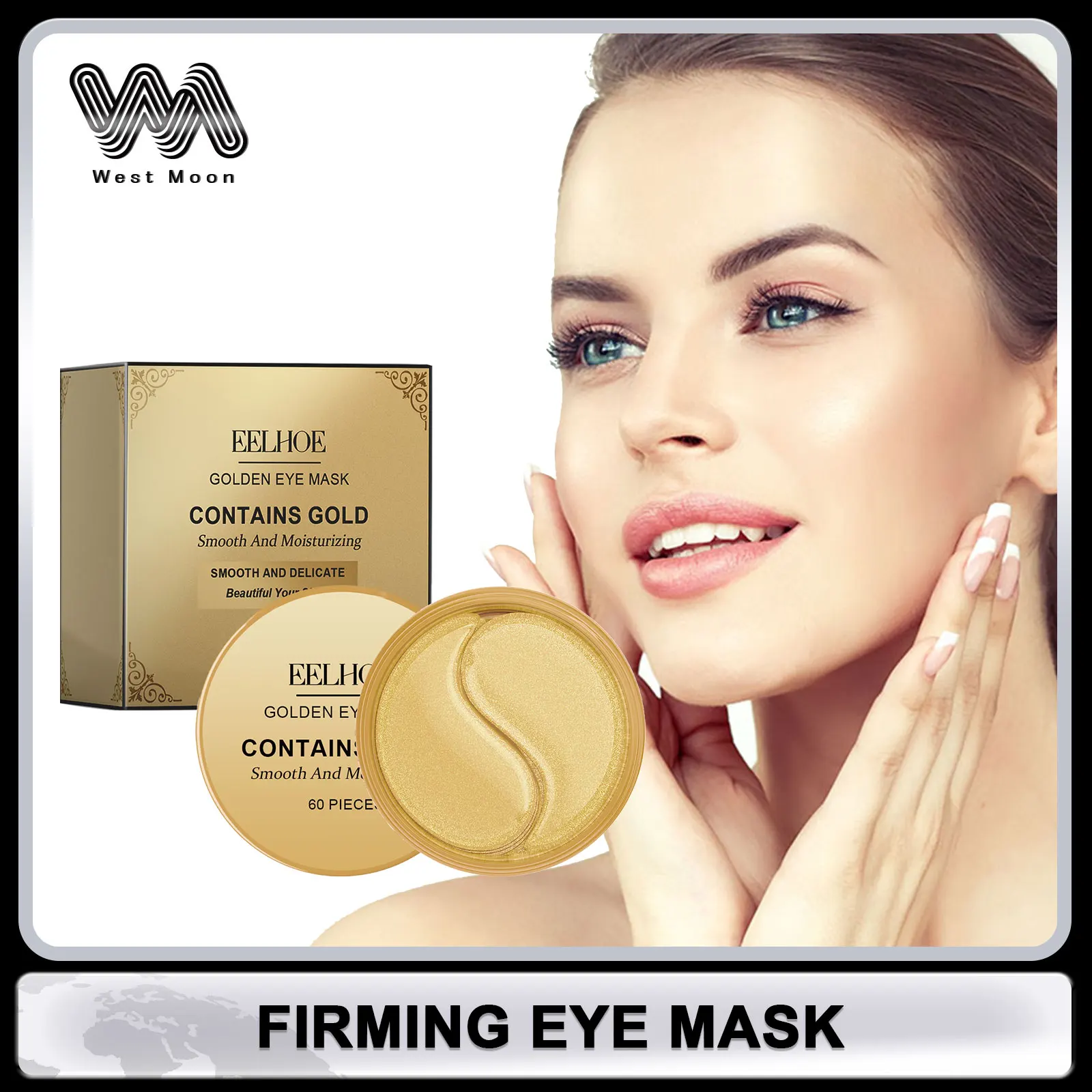 

Collagen Eye Mask Dark Circles Removing Eye Bags Moisturizing Skin Firming Improving Dryness Brightening Skin Care Eye Patches