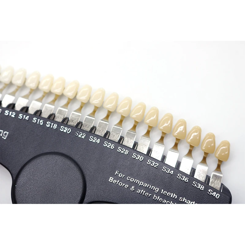 Custom Logo Dental 20 Colors Teeth Whitening Bleaching Shade Guides