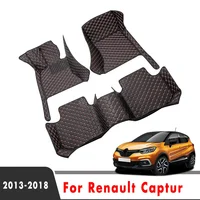 Para UE Renault Captur (plataforma B) 2018 2017 2016 2015 2014 2013 alfombrillas de coche estilo personalizado accesorios para automóviles alfombras protectoras