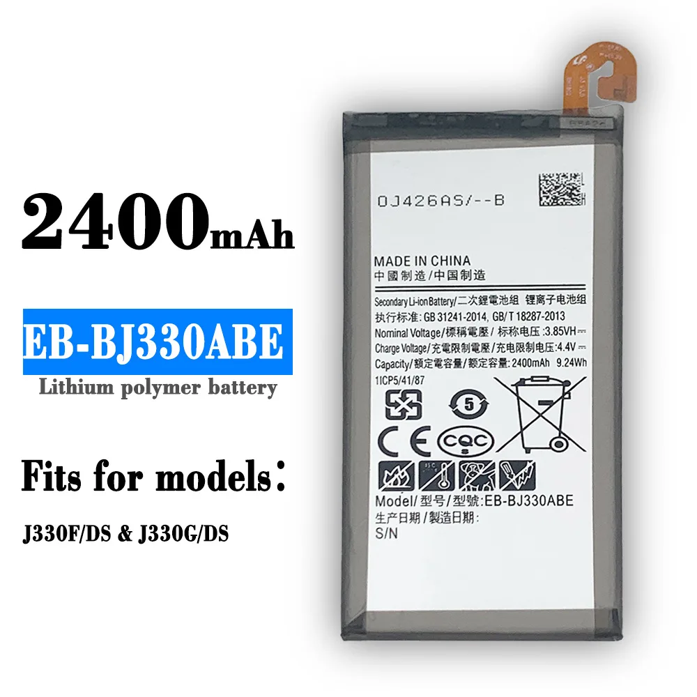 

Аккумулятор EB-BJ330ABE для Samsung Galaxy J3 2017 SM-J330 J3300 SM-J3300 SM-J330F J330FN J330G 2400 мАч Последние аккумуляторы