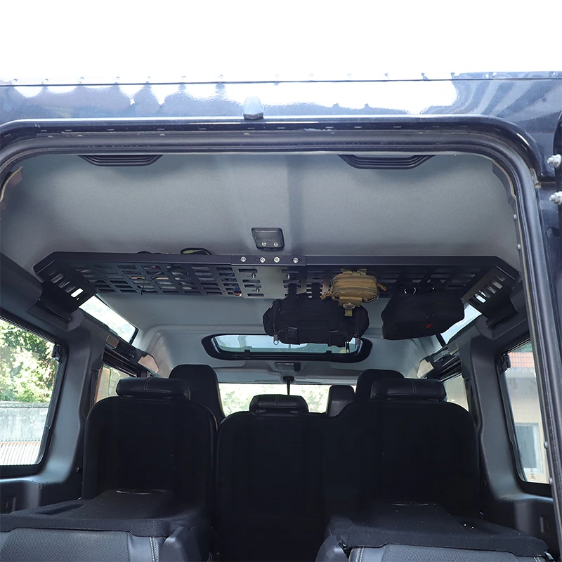 For Land Rover Defender 110 2004-2018 Car Roof Modular Storage Panel Cargo Rack Storage Bracket Organizer Car Accessories