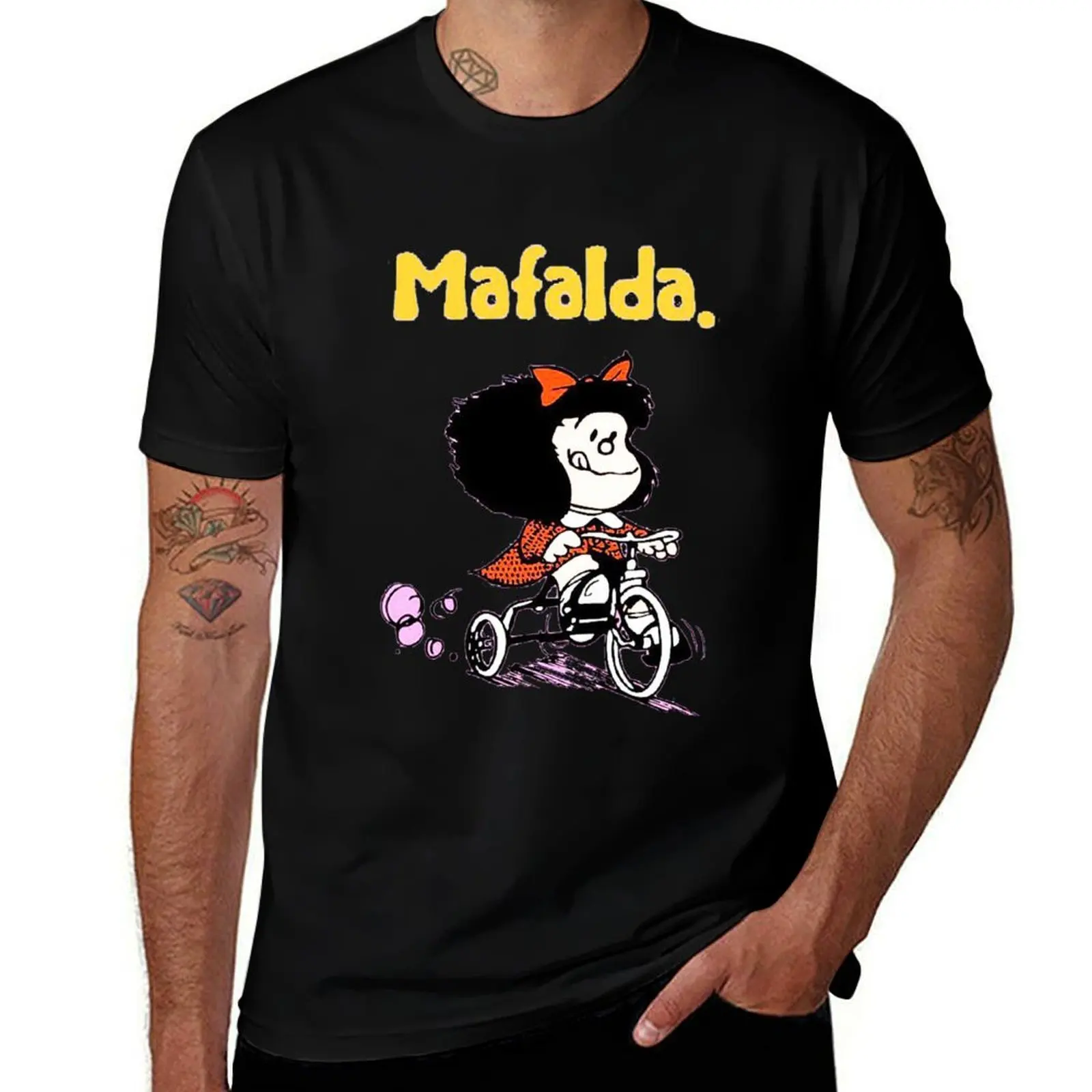 НОВАЯ футболка MAFALDA, базовая модель для повседневной носки, с коротким рукавом