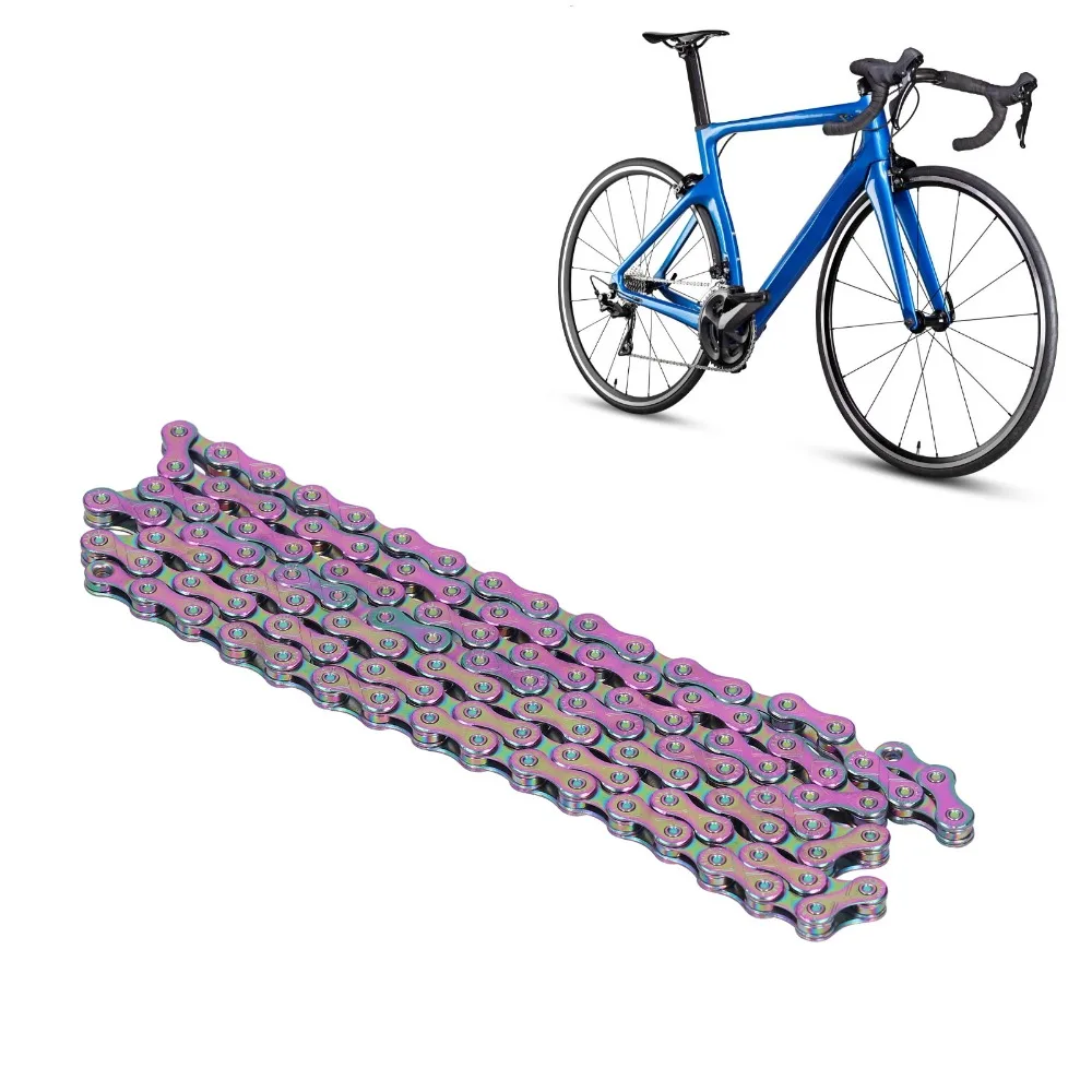 

Durable 10 Speed Bicycle Chain Manganese Steel 116 Links Mountain Bike Chain High Strength Variable Speed Chain