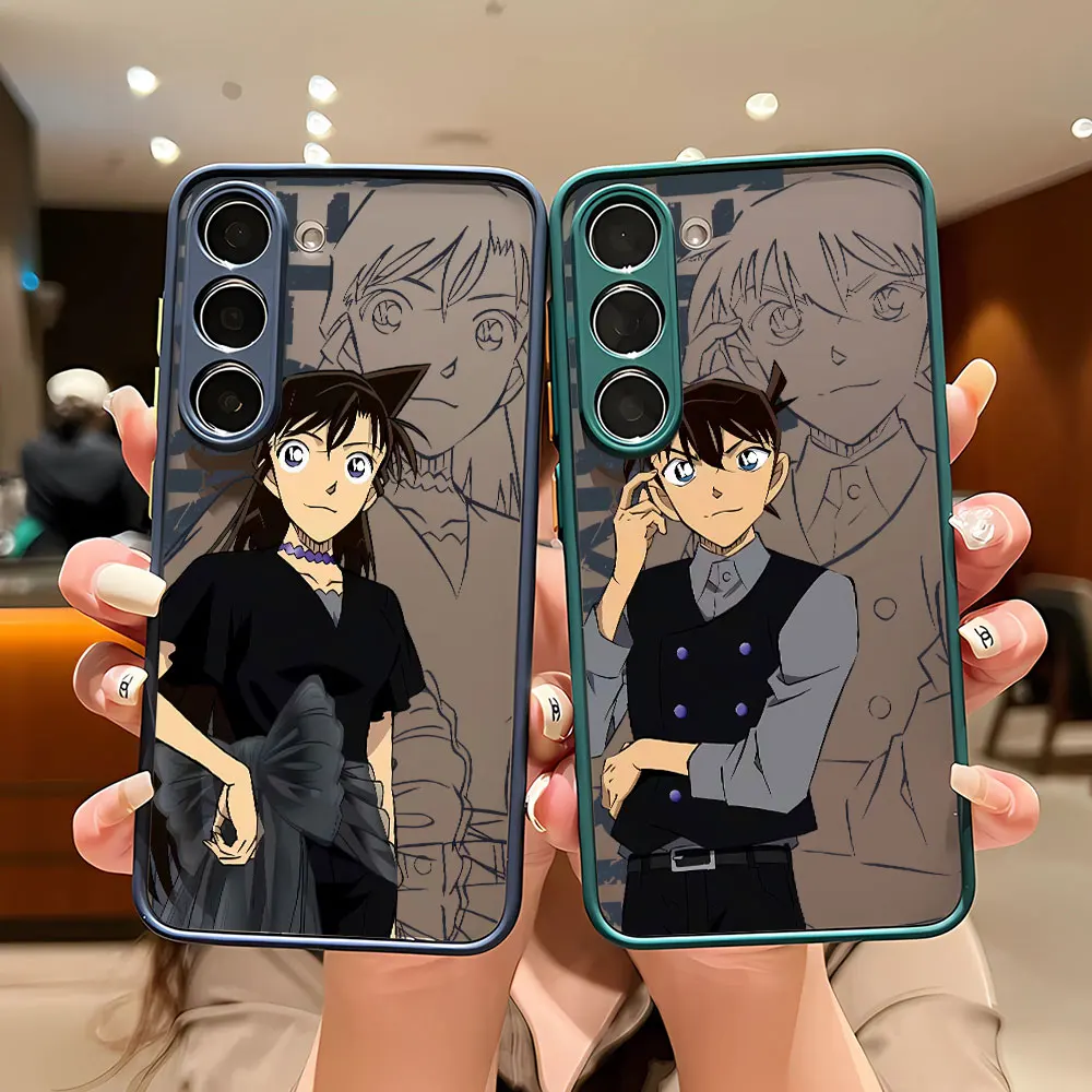 Case for Samsung Galaxy Note 20 Ultra Note 9 8 S8 Note 10 Plus S10 Plus S9 Cover Anime Detective Conan Xinyi Xiaolan Soft Capa