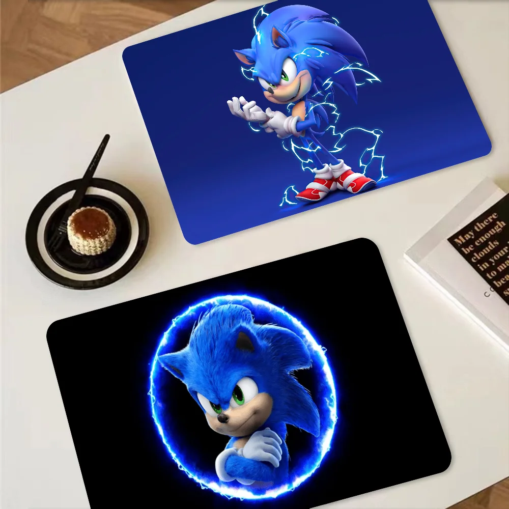 Cartoon S-Sonics New Super Absorbent Coffee Dish Kitchen Absorbent Draining Mat Drying Mat Quick Dry Bathroom Placemat