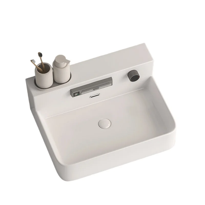 

Новый продукт, креативный настольный умывальник, керамический настенный бытовой умывальник для ванной комнаты