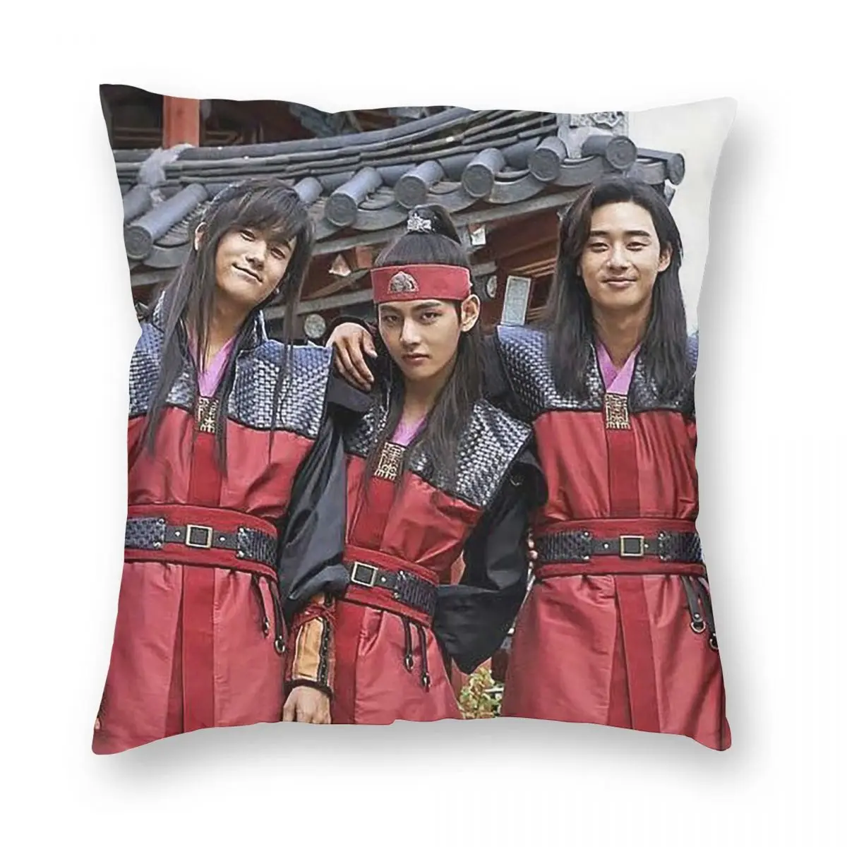 Funda de almohada cuadrada Cast Of Hwarang TV, funda de almohada, decoración de cojín, cojín cómodo para el hogar y la sala de estar