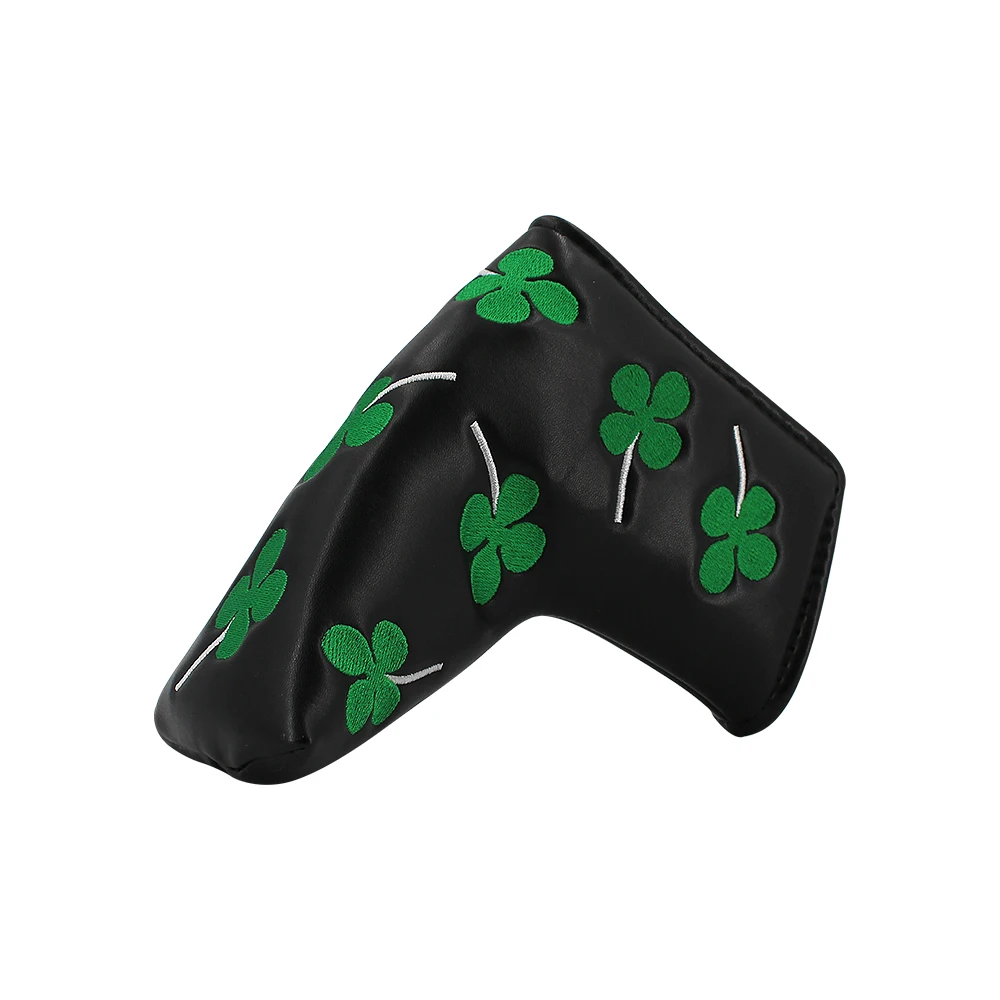 Golf Putter Head Cover Headcover For Odyssey Scotty Cameron Ping Blade New Golf embroidered four-leaf clover Club Heads