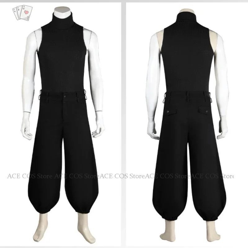 Ff vii Wiedergeburt letzte Fantasie Wolke Streit Cosplay Kostüm Perücke Anime Spiel Wolke Cosplay Uniformen Schuhe Halloween Karneval Outfit