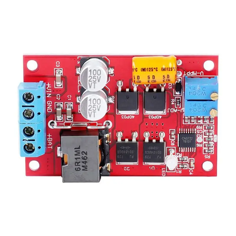 N82R 2X 5A MPPT Solar Panel Regulator Controller Solar Charge Controller Battery Charging Module 9V 12V 18V 24V 300Khz PWM
