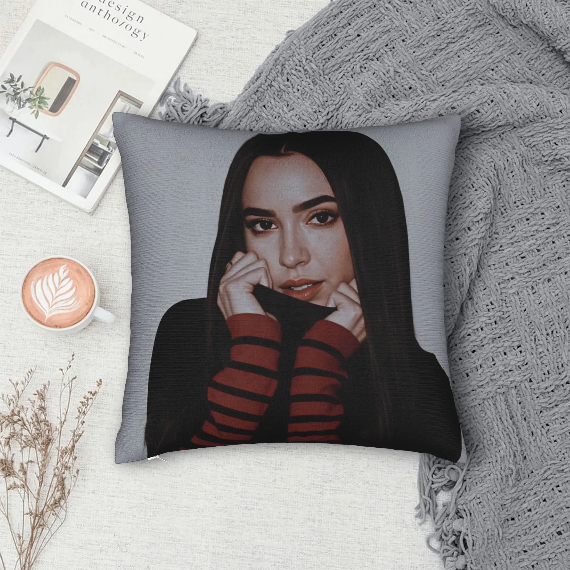 Actor Sofia Carson Pillow Case  Graphic Pillow Cover Cute Funny Cushion Cover For Living Room Bed Chair
