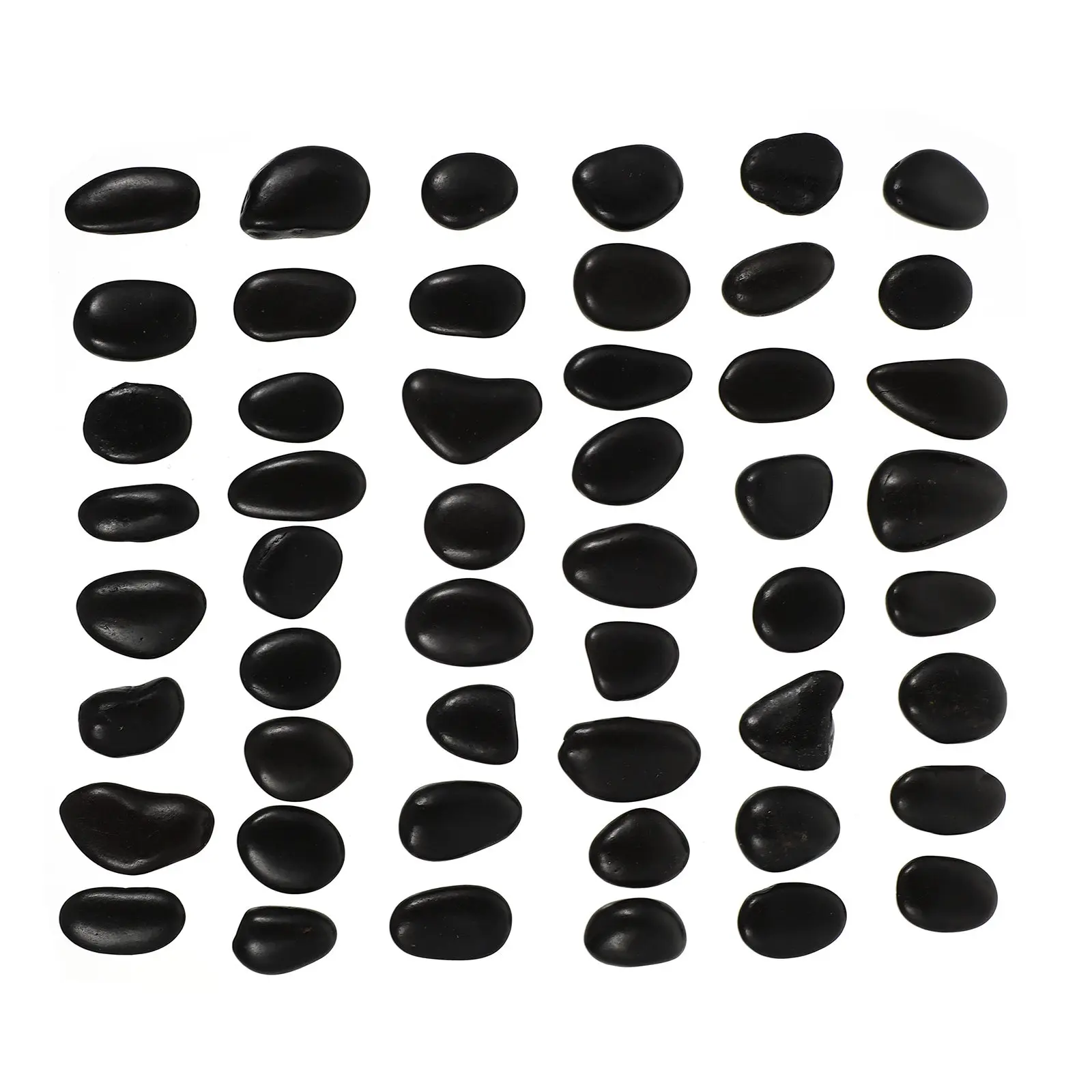 50Pcs Smooth Painting Rocks Natural Craft Stones for Teens DIY Art Projects Bedroom Living Room Decor Drawing