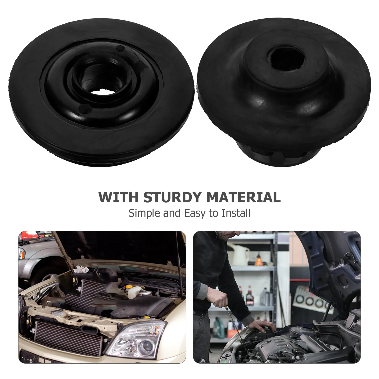 

10Pcs Radiator Mount Bushing Rubber Support Pads Car Radiator Bracket Replacement Cushioning Mounting Kit Reduce Vibration Noise