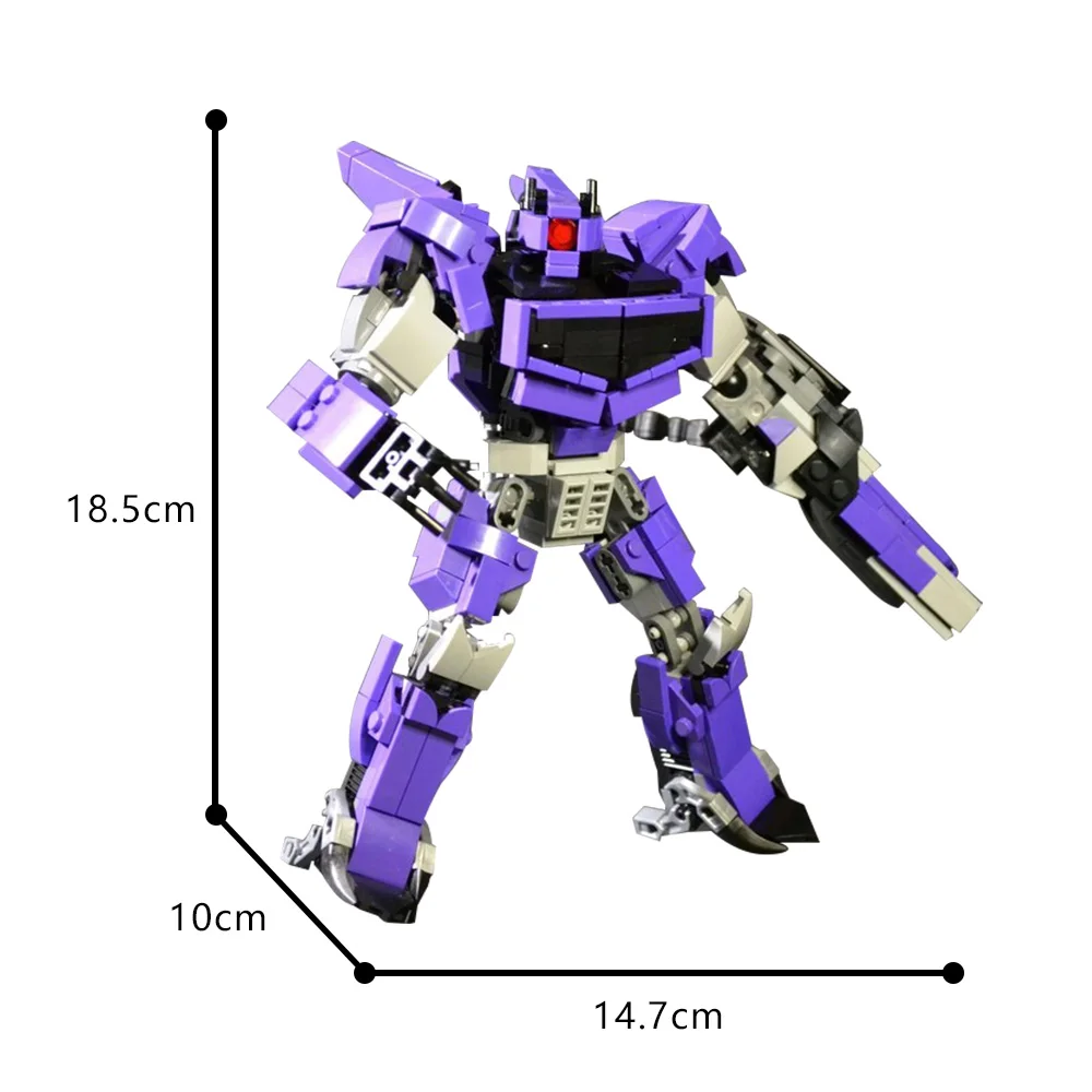 MOC Shockwave Autobots Bouwstenen Film Autobot Model Bakstenen Beweegbare Robot Model Educatief Speelgoed Festival Cadeau voor kinderen