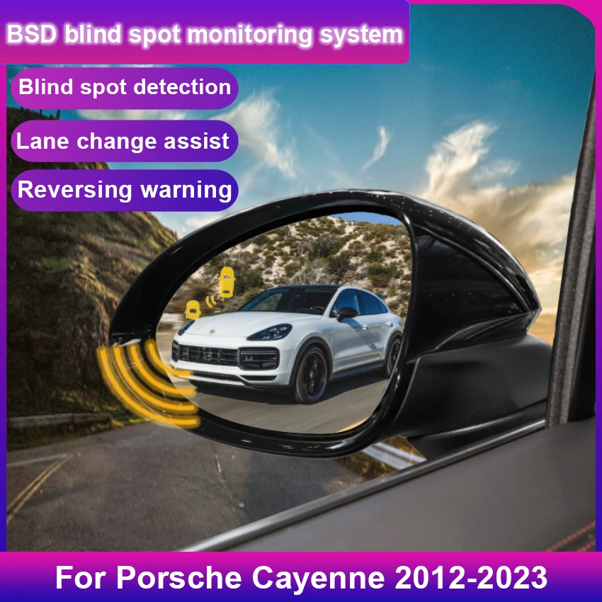 

Car Blind Spot Monitoring System BSD BSA BSM Radar Parking Sensor Assist Lane Changing For Porsche Cayenne 2012-2023