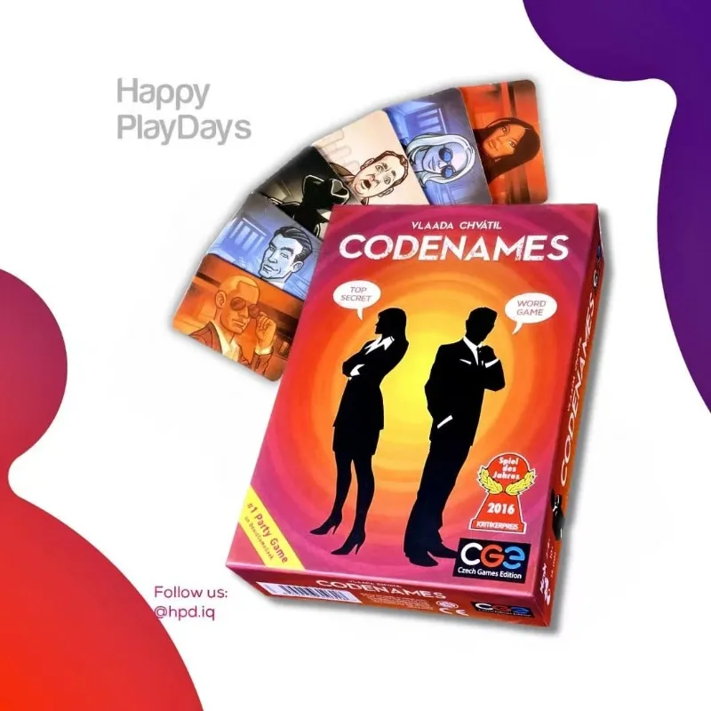 

Серия Codenames: настольные игры Top Secret Spy (2-8 игроков) — игры Word/Visual Party/Co-Op