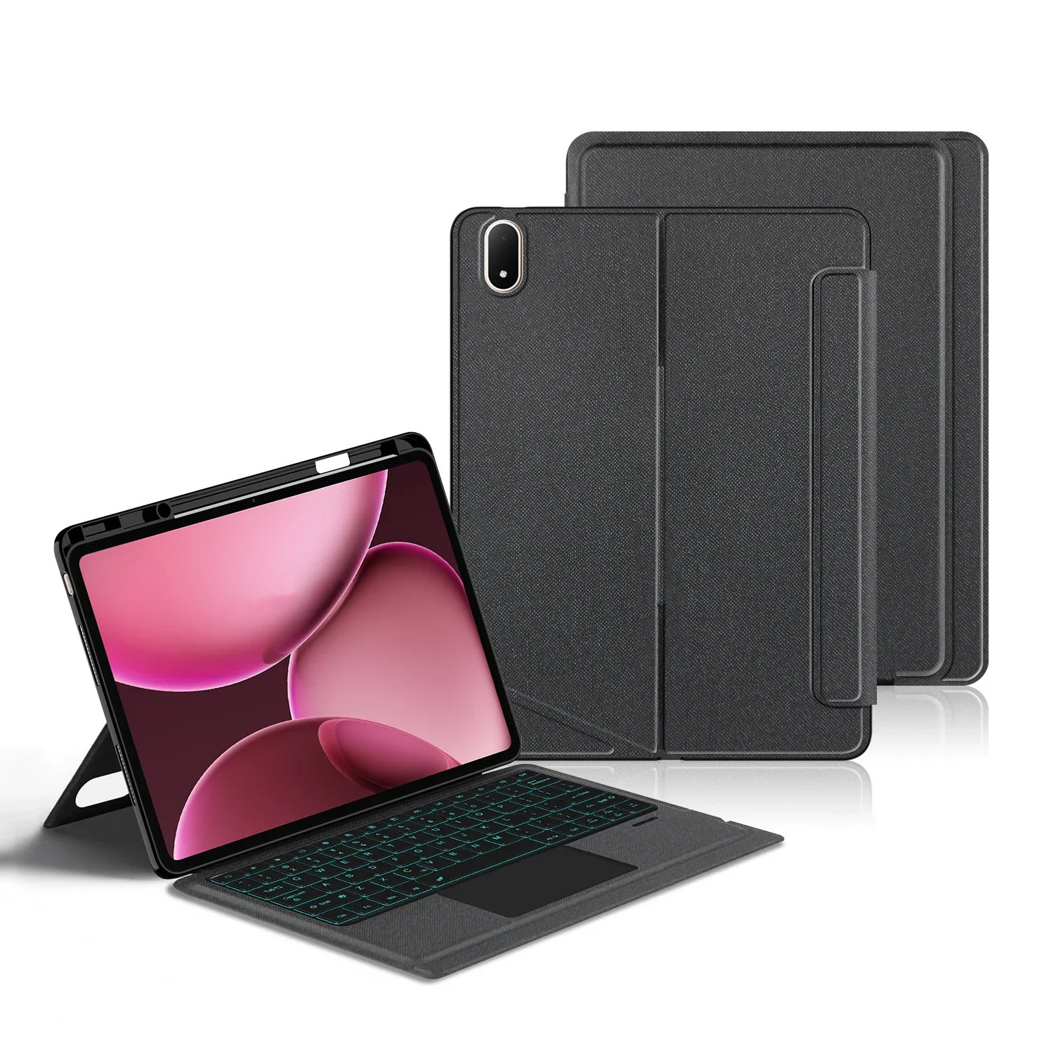 HUWEI Magic Keyboard For OPPO Pad 4 Pro 13.2 Inch 2025 Case Backlight TouchPad Keyboard Cover for OnePlus Pad 3 2Pro 13.2