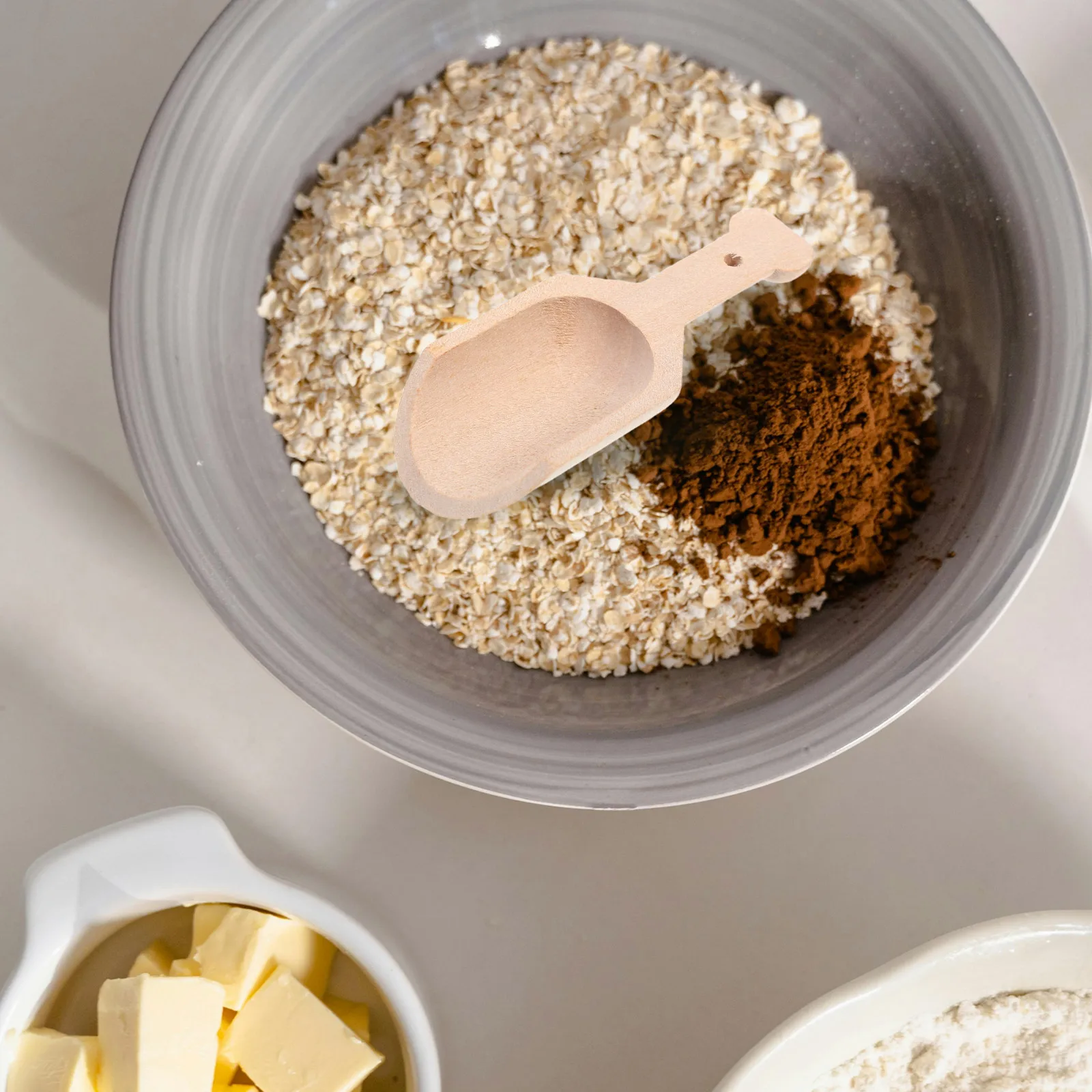 

10Pcs Small Wooden Spoons Japanese Style Tea Coffee Salt Scoop Kitchen Accessories Elegant Versatile Use