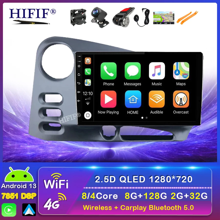 

Android 13 For Toyota Matrix E130 2002-2006 Car DVD Radio GPS Navigation Stereo Multimedia Player NO 2din Head Unit BT