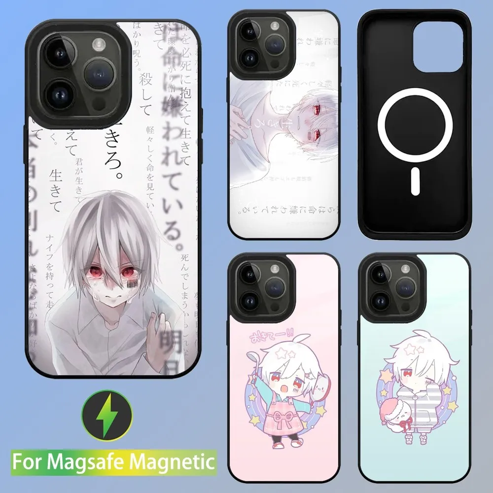 mafumafu Japanese Singer Phone Case For iPhone 15,14,13,12,11,Plus,Pro,Max Mini Magsafe Magnetic Wireless Charging