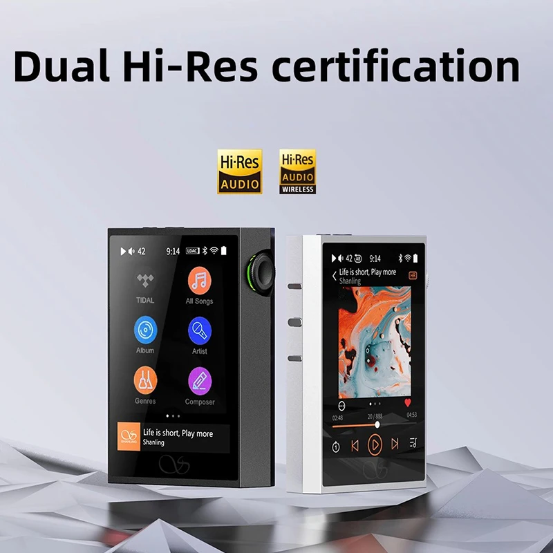 SHANLING M1 PLUS 휴대용 음악 플레이어, MP3, ES9069Q, DAC, 듀얼 SGM8262 앰프, PCM768, DSD512, 블루투스 5.2, LDAC, WiFi, DLNA 에어플레이