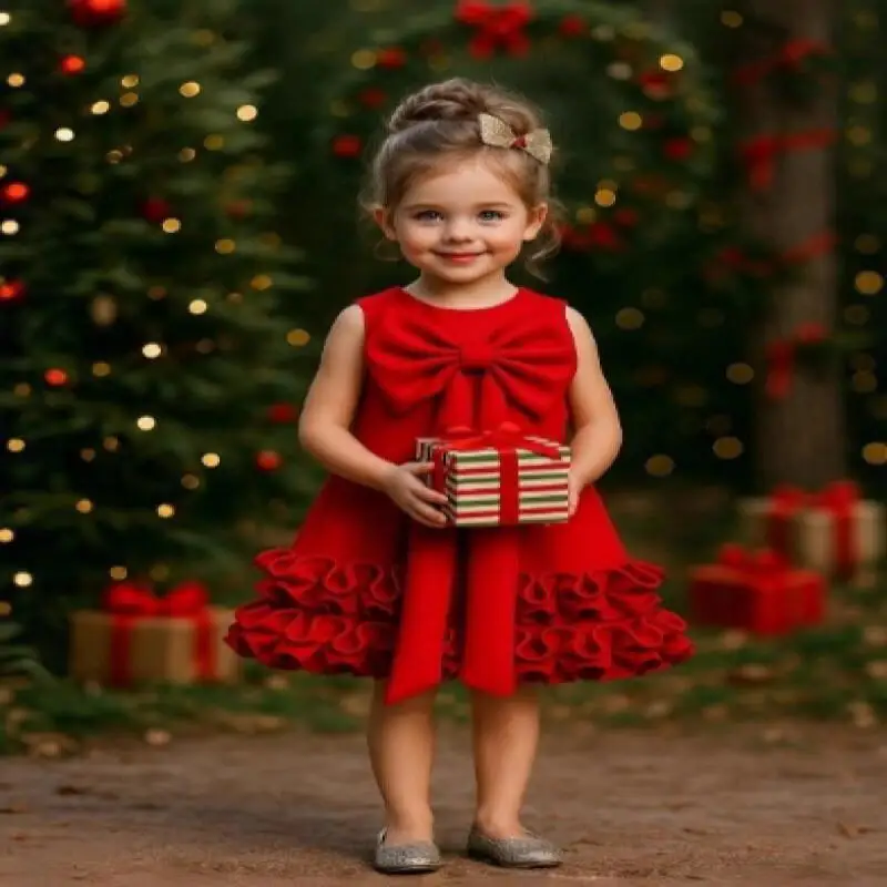 

Kawaii Casual Coat Set Fashion Childrens Clothing Girls Dress Party Birthday Performance Elegant Heavy Work Bow 3D Embroidery