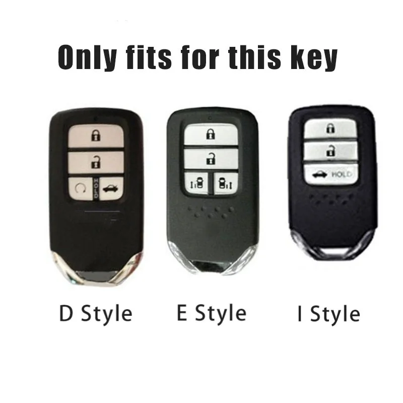 Racing Style Design Car Key Case Cover Shell For Honda Stepwgn Elysion Civic Fit Accord Pilot CRV HR-V MPV EX Odyssey 2013-2018