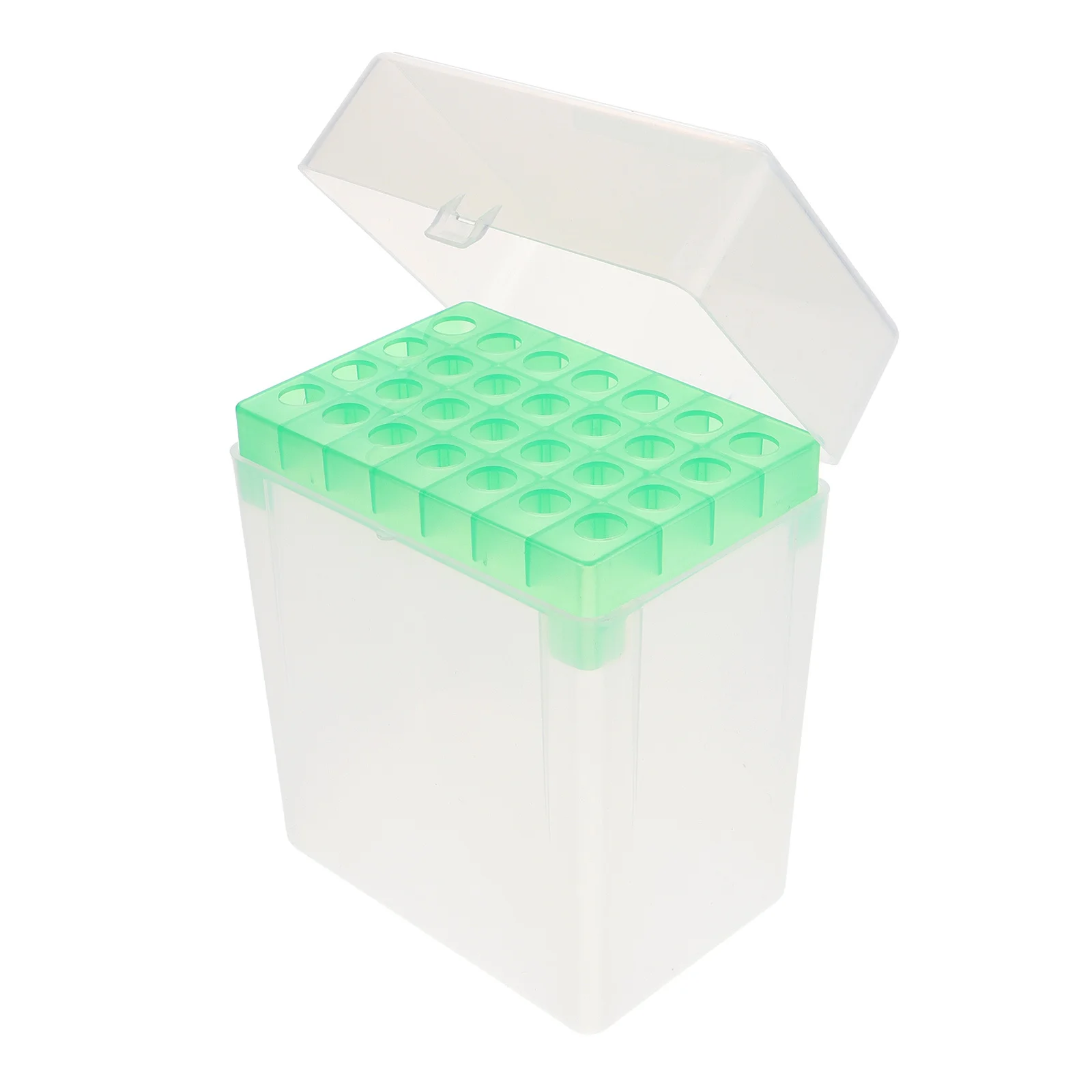 

Sample Tube Box 28-Hole Durable Plastic Laboratory Test Tube Holder Storage Organizer Sealed Lid Space-Saving