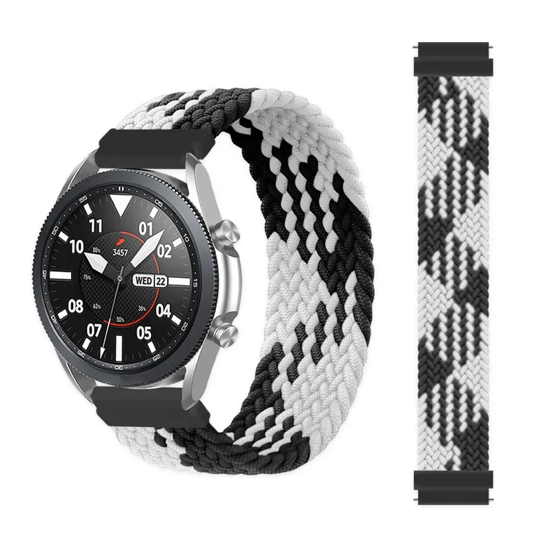 Geflochtenes Solo Loop Armband für Samsung Galaxy Watch 7 6 5 4, 44mm 40mm Correa Armband, Galaxy Watch 6 Classic Band 43 47mm, 5 Pro 45mm